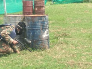 Paint ball activity at Coorg