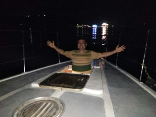 Overnight on yacht Pheonix