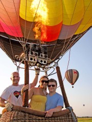 Romance on Hot Air Balloon