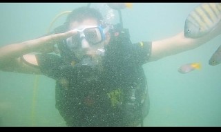 Deep sea scuba diving in goa